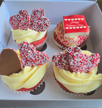 Load image into Gallery viewer, Limited edition: Valentine's Day Cupcakes Made For Two