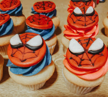 Load image into Gallery viewer, Mini Spiderman Cupcakes
