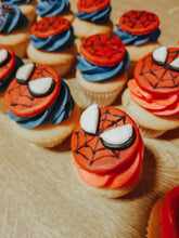 Load image into Gallery viewer, Mini Spiderman Cupcakes
