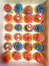 Load image into Gallery viewer, Mini Spiderman Cupcakes
